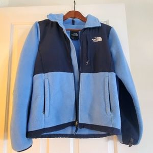 The North Face blue fleece